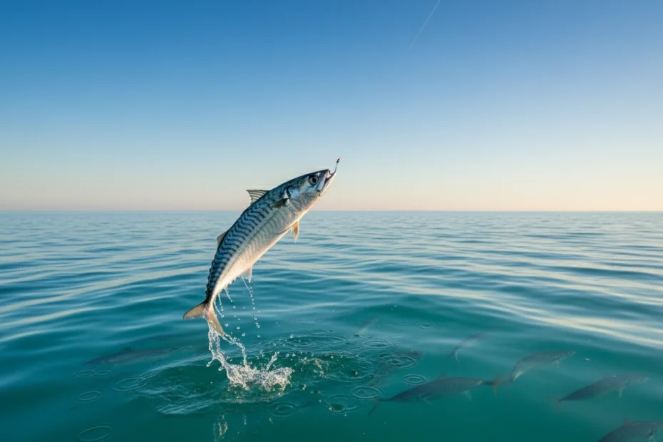 caballa saltando del agua