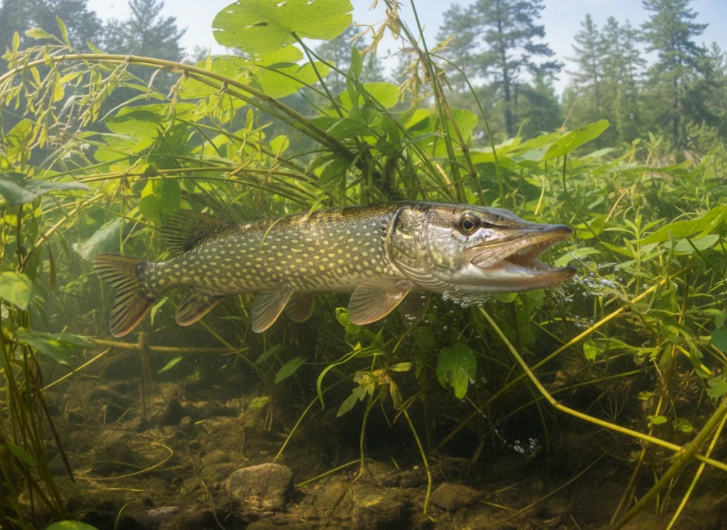 la pesca del lucio