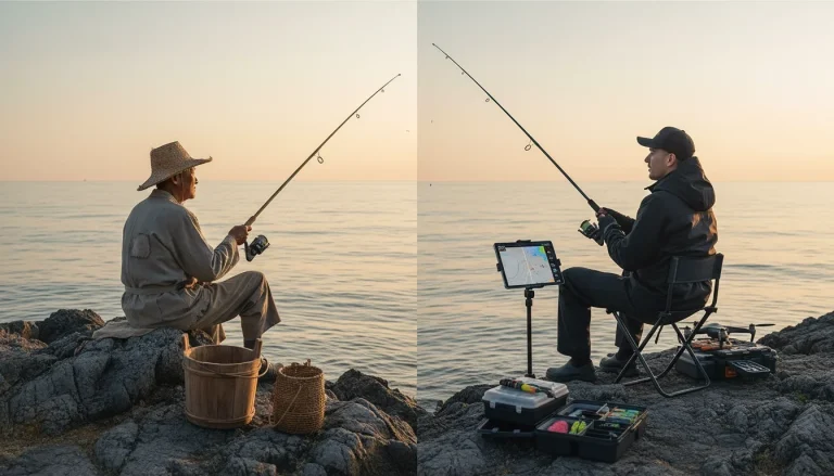 la diferencia en como se pescaba antes y como se pesca ahora