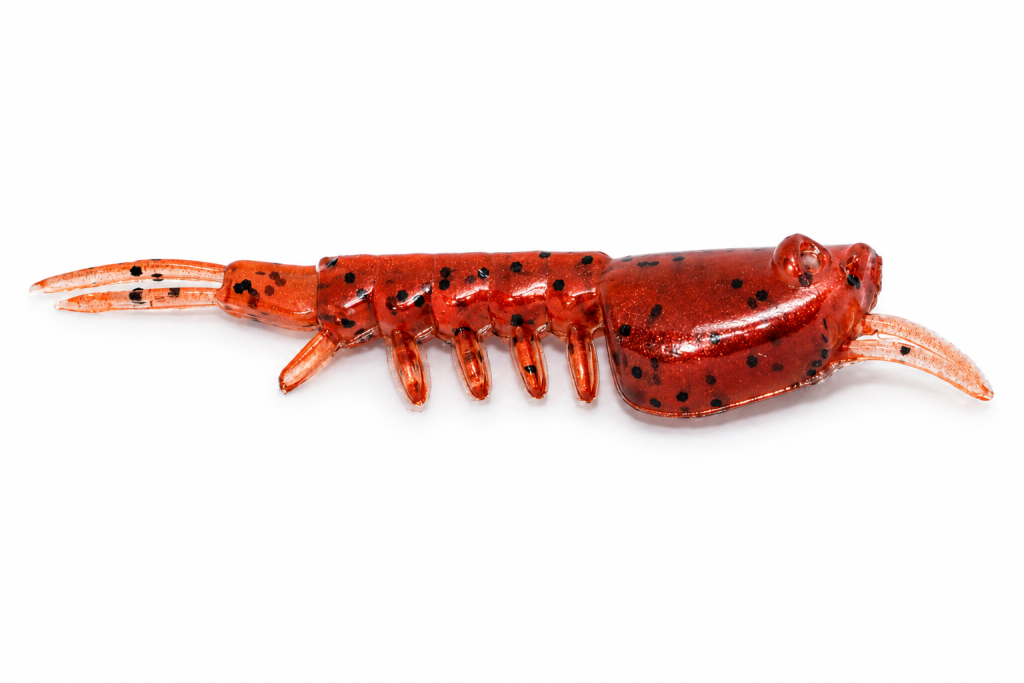 señuelo de pesca gambarin color red pearl bordeaux