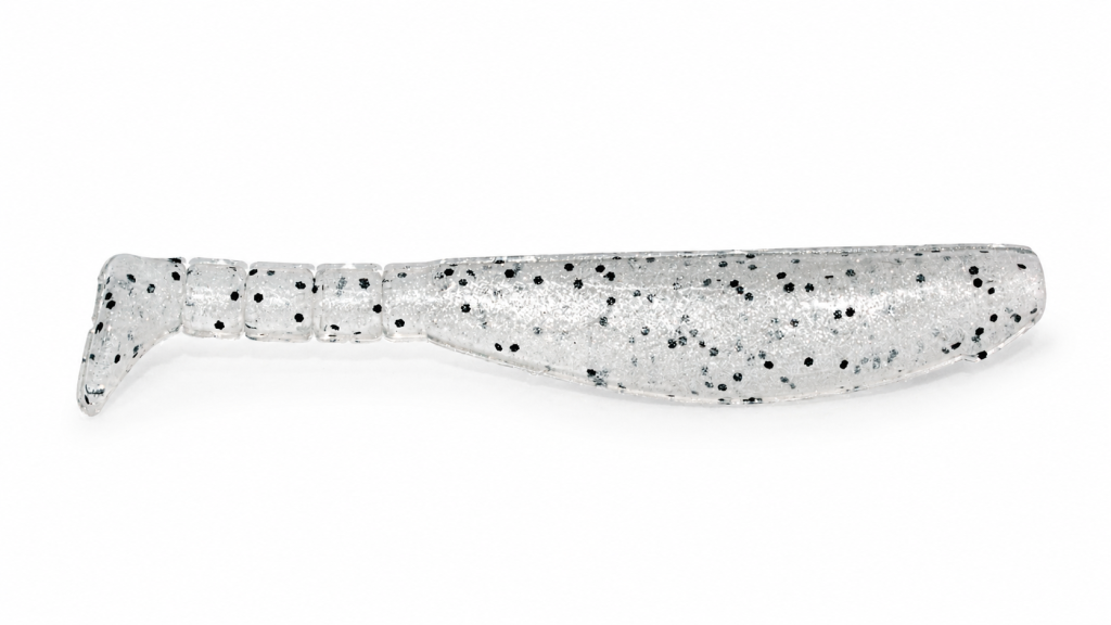 señuelo de pesca txiki color white black pearl